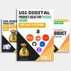 ultimate digital product bundle: strategies for passive income & bestseller creation (parts 1-3)