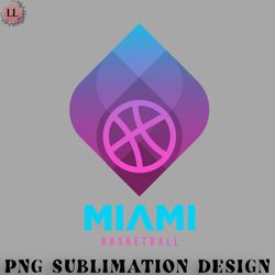 basketball png modern geometric miami heats basketball pink and blue logo redesign