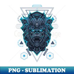 sacred mecha gorilla - creative sublimation png download - stunning sublimation graphics