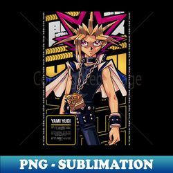 the king of games  anime stars - premium png sublimation file - stunning sublimation graphics