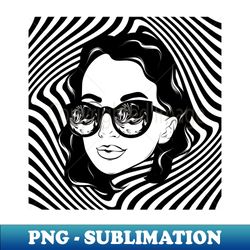 woman abstraction - sublimation-ready png file - spice up your sublimation projects