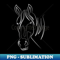 horse in one line  one line drawing  one line art  minimal  minimalist - modern sublimation png file - unleash your inner rebellion