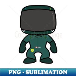 lance stroll custom mini figure  f1 2023 season - artistic sublimation digital file - enhance your apparel with stunning detail