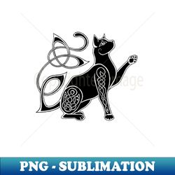 celtic cat - signature sublimation png file - unleash your inner rebellion