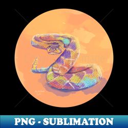 king of the sands - rattlesnake artwork - signature sublimation png file - spice up your sublimation projects