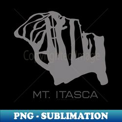 mt itasca resort 3d - png sublimation digital download - perfect for personalization