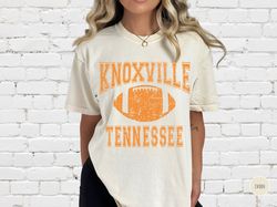 women's knoxville tennessee comfort colors football tshirt 1