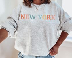 new york sweatshirt new york sweater cute new york shirt new york crew neck new york gift for her new york sweatshirts n