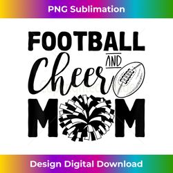 funny sports graphic womens football and cheer mom - artisanal sublimation png file - crafted for sublimation excellence