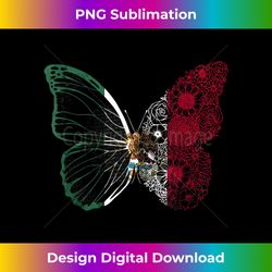 mexican butterfly mexico flag mexican pride mexican roots - crafted sublimation digital download - animate your creative concepts