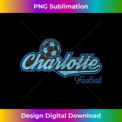 charlotte retro soccer football tank top - sublimation-optimized png file - chic, bold, and uncompromising