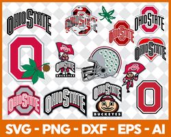 ohio state buckeyes bundle ncaa svg, sport svg, ncaa svg, american football svg, ncaa bundle svg, digital download