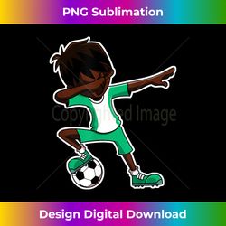 dabbing soccer boy nigeria , nigerian flag jersey, dab - timeless png sublimation download - spark your artistic genius