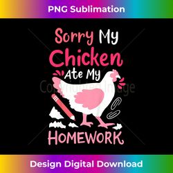 kids chicken student - timeless png sublimation download - elevate your style with intricate details