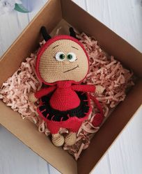 amigurumi crochet doll, interior toy, gift, handmade souvenir, halloween gift