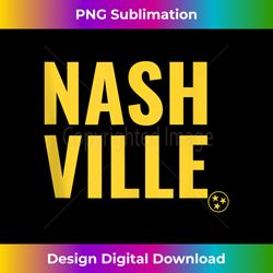 nashville bold blue and gold soccer tank top - luxe sublimation png download - access the spectrum of sublimation artistry