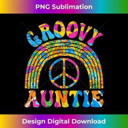 groovy auntie 70s aesthetic 1970's retro hippie aunt - artisanal sublimation png file - enhance your art with a dash of spice
