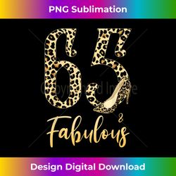 mb 65th birthday 65 and fabulous leopard print high heels - bespoke sublimation digital file - enhance your art with a dash of spice