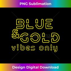 blue and gold team group game day - edgy sublimation digital file - elevate your style with intricate details