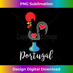 portuguese rooster portugal galo de barcelos figurine tank top - innovative png sublimation design - channel your creative rebel