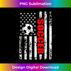 us american flag soccer patriotic soccer tank top - edgy sublimation digital file - elevate your style with intricate details