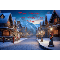 Christmas cards. Digital Printable Postcards. Instant download