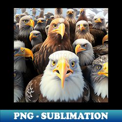 bird eagle wild nature funny happy humor photo selfie - premium sublimation digital download - unleash your creativity