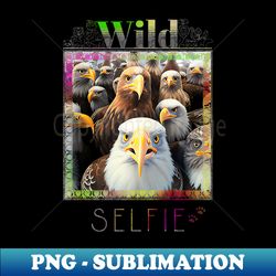 bird eagle wild nature funny happy humor photo selfie - png sublimation digital download - bold & eye-catching