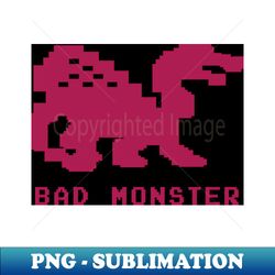 bad monster red - png transparent sublimation design - defying the norms