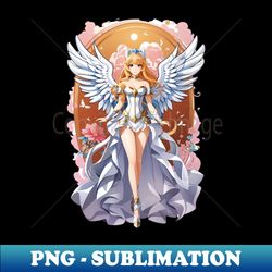 galactic grace ai pegasus character in celestial splendor - modern sublimation png file - add a festive touch to every day