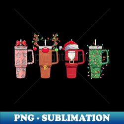 retro santa obsessive cup disorder christmas funny cup xmas - instant sublimation digital download - unleash your creativity