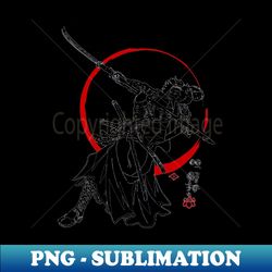 ukiyo-e rebel the samurai ronin v2 - special edition sublimation png file - unleash your inner rebellion
