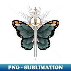 butterfly dagger - creative sublimation png download - fashionable and fearless