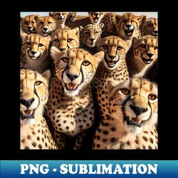 cheetah wild wild nature funny happy humor photo selfie - signature sublimation png file - create with confidence