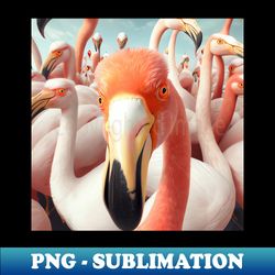 bird flamingo wild nature funny happy humor photo selfie - premium png sublimation file - stunning sublimation graphics