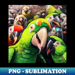 bird parrot wild nature funny happy humor photo selfie - artistic sublimation digital file - defying the norms