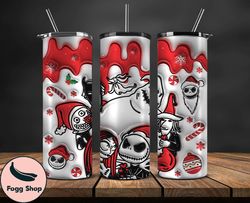 christmas 20oz tumbler wrap png, christmas 3d inflated puffy tumbler wrap png, grinchmas 20oz png 06