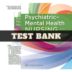 latest 2023 psychiatric-mental health nursing 8th edition by sheila l. videbeck test bank | all chapters included