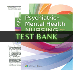 latest 2023 psychiatric-mental health nursing 8th edition by sheila l. videbeck test bank | all chapters included