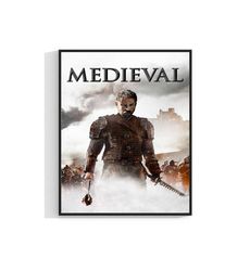 Medieval Movie Poster 2022 Art Print Film A4