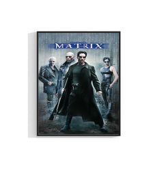 The Matrix 90S Vintage Movie Poster Print Film