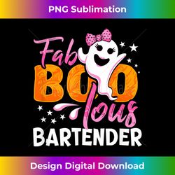 bartender halloween womens fab boo lous - edgy sublimation digital file - chic, bold, and uncompromising
