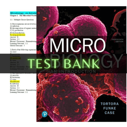 latest 2023 microbiology: an introduction 13th edition by gerard tortora test bank | all chapters included
