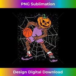 pumpkin basketball halloween costume scary sport player - eco-friendly sublimation png download - chic, bold, and uncompromising