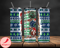 seattle seahawks christmas ho ho ho tumbler wrap, nfl merry christmas png, nfl, nfl football png 15