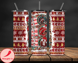 san francisco 49ers christmas ho ho ho tumbler wrap, nfl merry christmas png, nfl, nfl football png 14