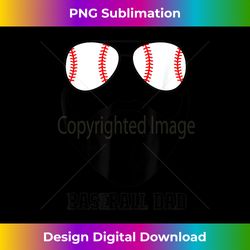 baseball dad baseball sunglasses beard funny father's day - sublimation-optimized png file - access the spectrum of sublimation artistry