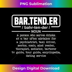 bartender definition for bartender - timeless png sublimation download - rapidly innovate your artistic vision