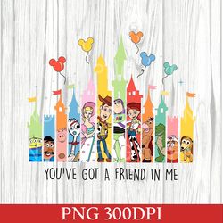 you've got a friend in me toy story disney castle png, disney toy story png, toy story characters png, disney family png