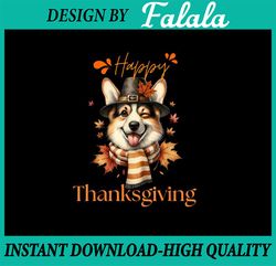 png only- happy thanksgiving corgi pilgrim png, pilgrim puppy png, thanksgiving dog, thanksgiving png, digital download